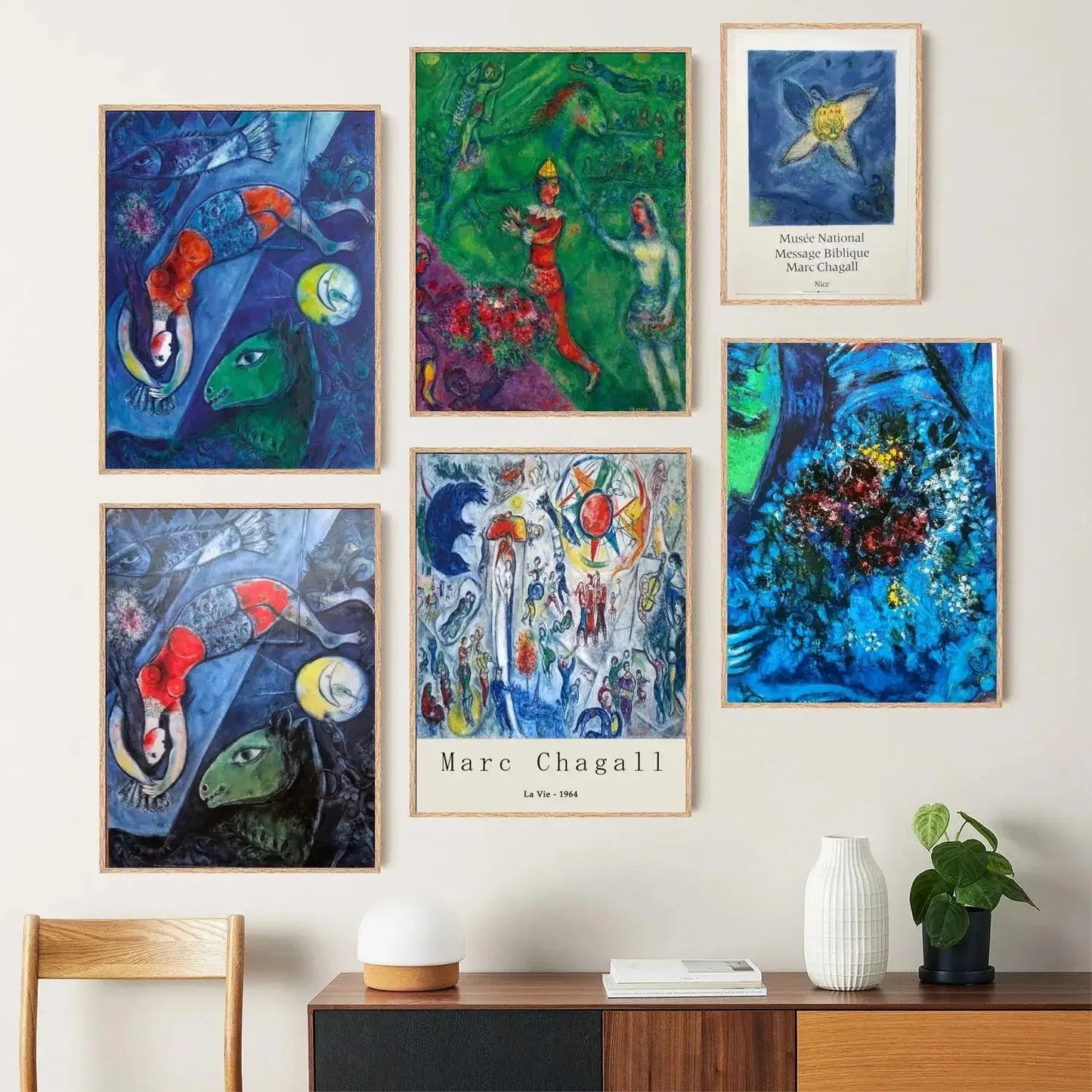 Stampa su tela da intelaiare — Homage to Chagall
