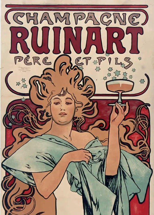 Stampa su tela da intelaiare — Homage to Mucha