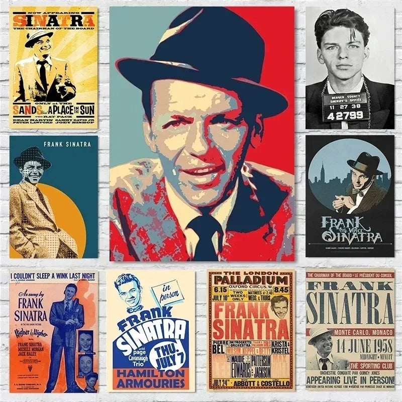 Stampa su tela da intelaiare — Homage to Sinatra