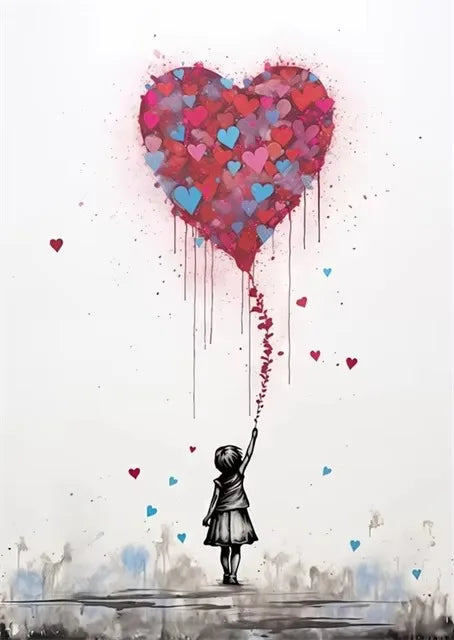 Stampa su tela da intelaiare — Homage to Banksy