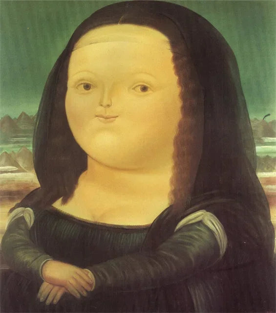 Stampa su tela da intelaiare — Homage to Botero