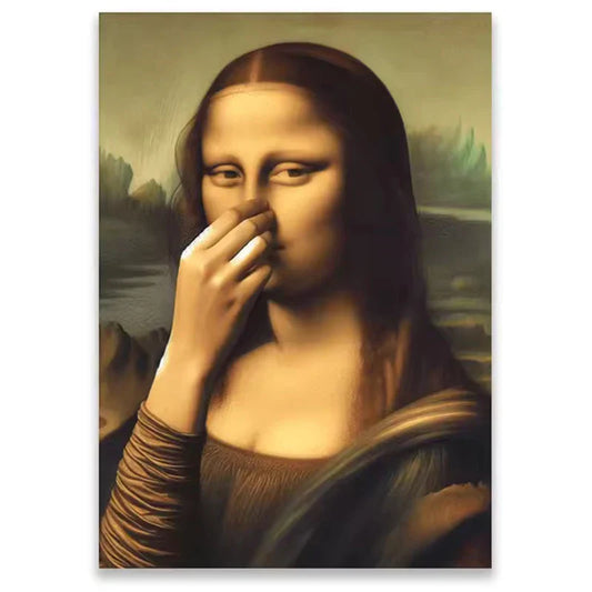 Stampa su tela da intelaiare — Homage to Mona Lisa