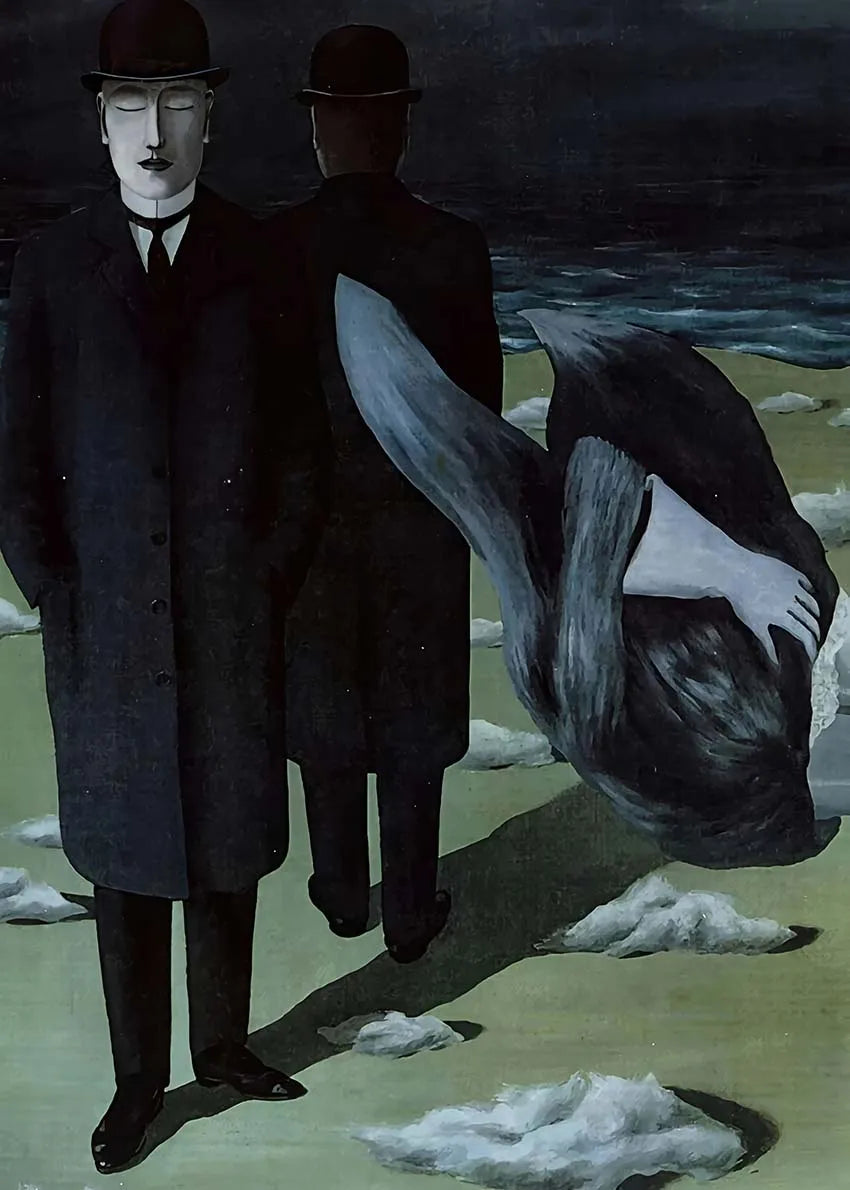 Stampa su tela da intelaiare — Homage to Magritte