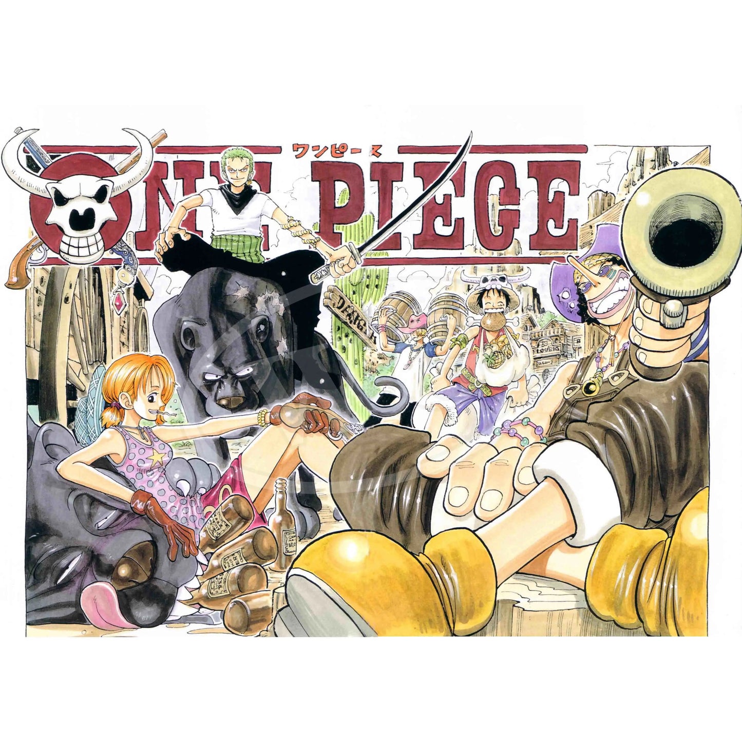 Stampa su tela da intelaiare — Homage to One Piece