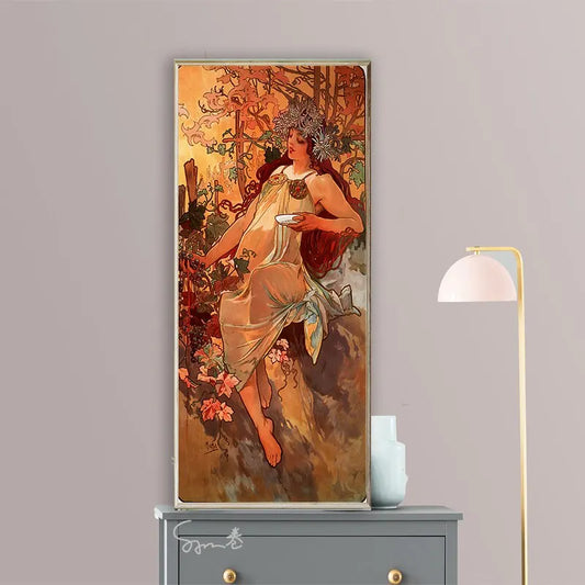 Stampa su tela da intelaiare — Homage to Mucha