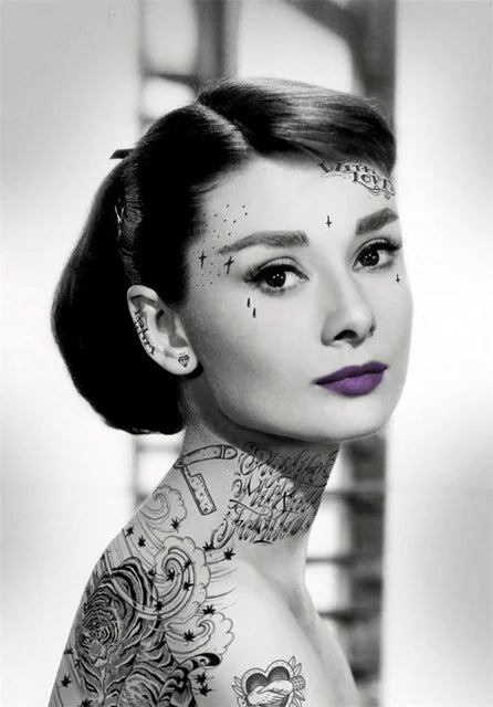 Stampa su tela da intelaiare — Homage to Audrey