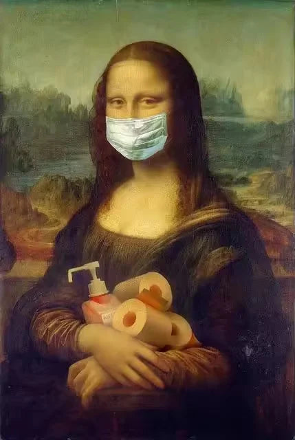Stampa su tela da intelaiare — Homage to Mona Lisa