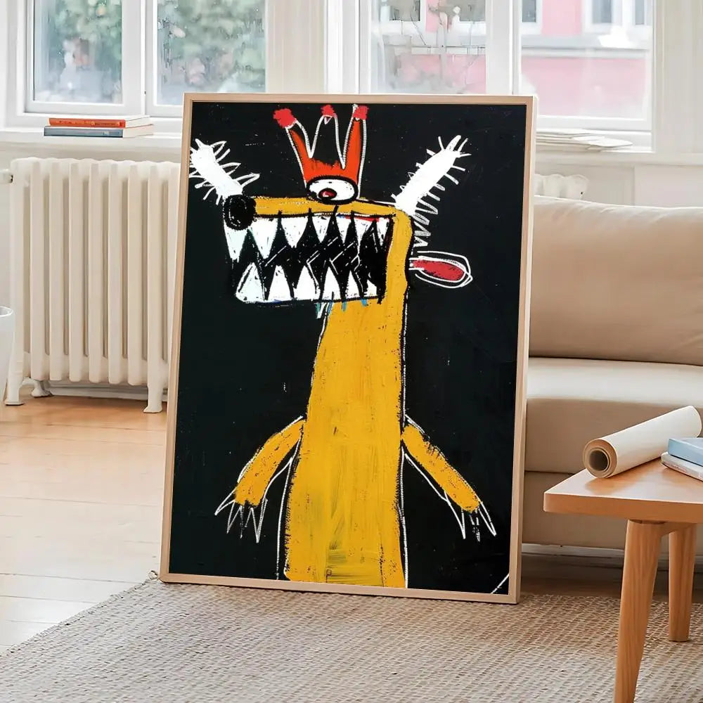 Stampa su tela da intelaiare — Homage to Basquiat