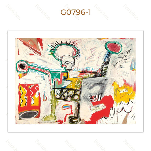 Stampa su tela da intelaiare — Homage to Basquiat