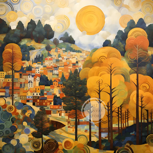 Stampa su tela da intelaiare — Homage to Klimt