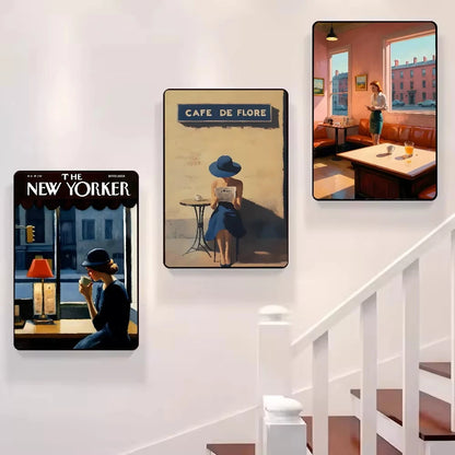 Stampa su tela da intelaiare — Homage to Hopper