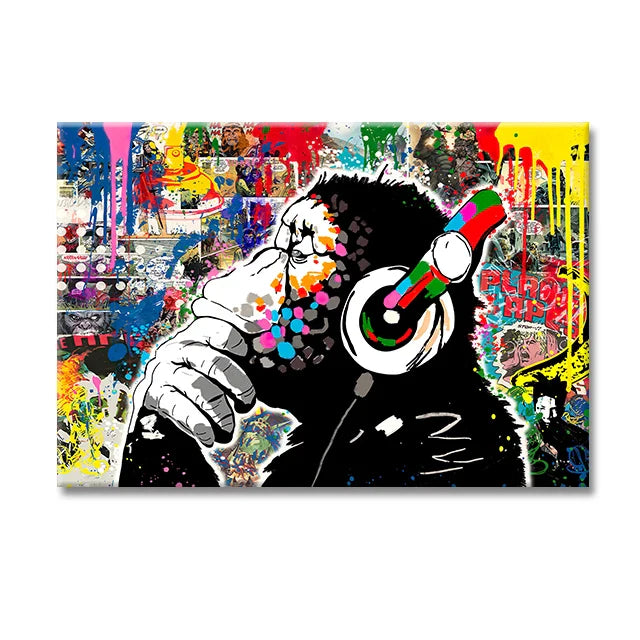 Stampa su tela da intelaiare — Homage to Banksy