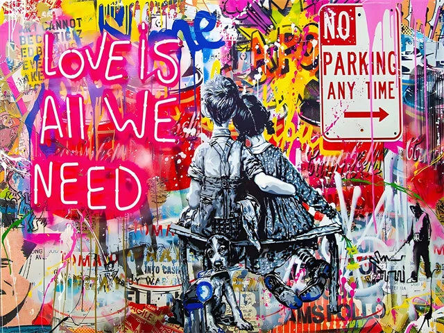 Stampa su tela da intelaiare — Homage to Banksy