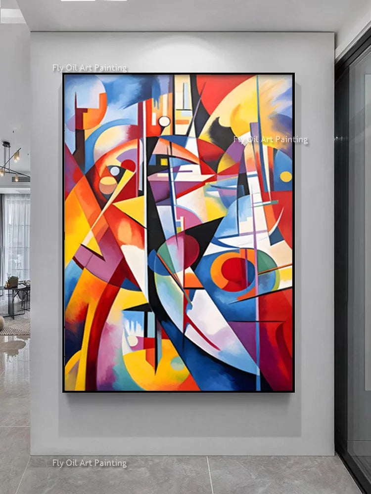 Dipinto a mano da intelaiare — Homage to Kandinsky