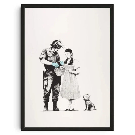 Stampa su tela da intelaiare — Homage to Banksy