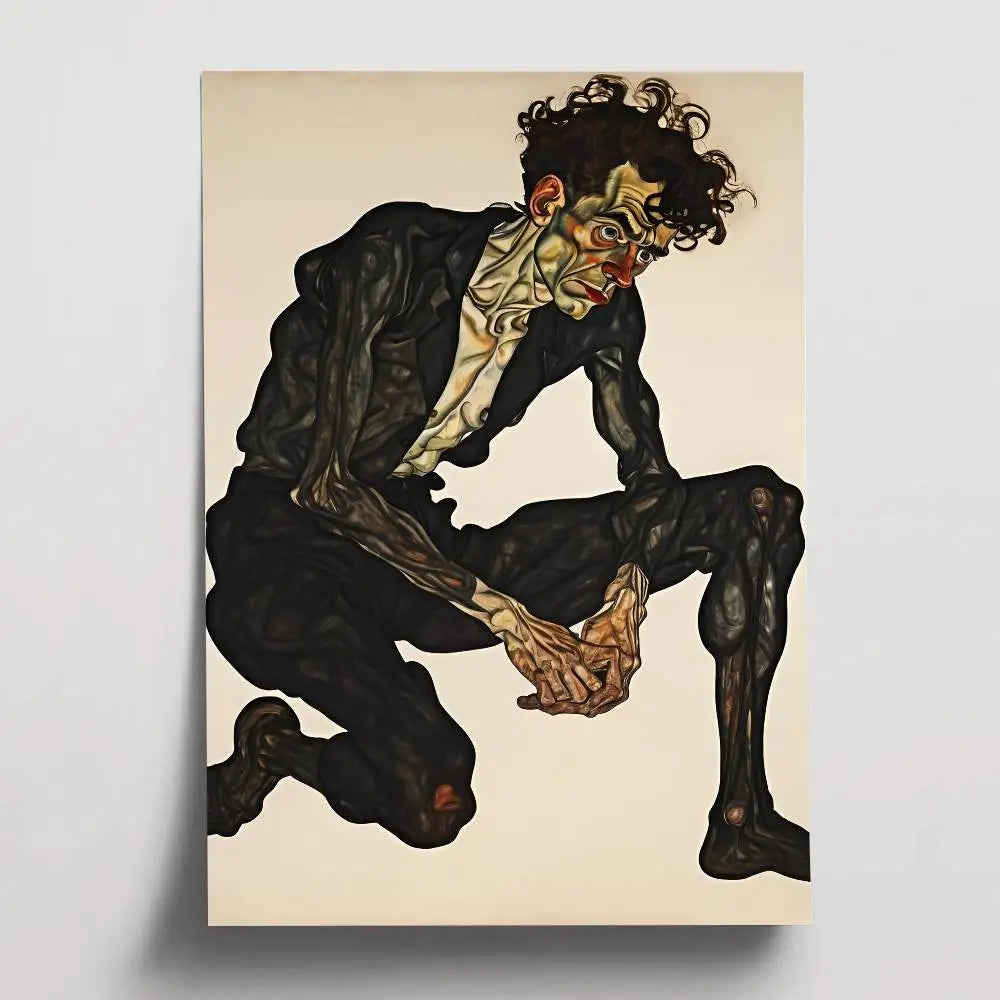 Stampa su tela da intelaiare — Homage to Schiele