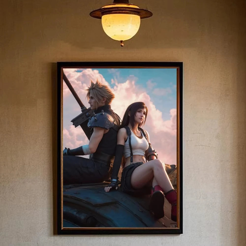 Stampa su tela da intelaiare — Homage to Final Fantasy