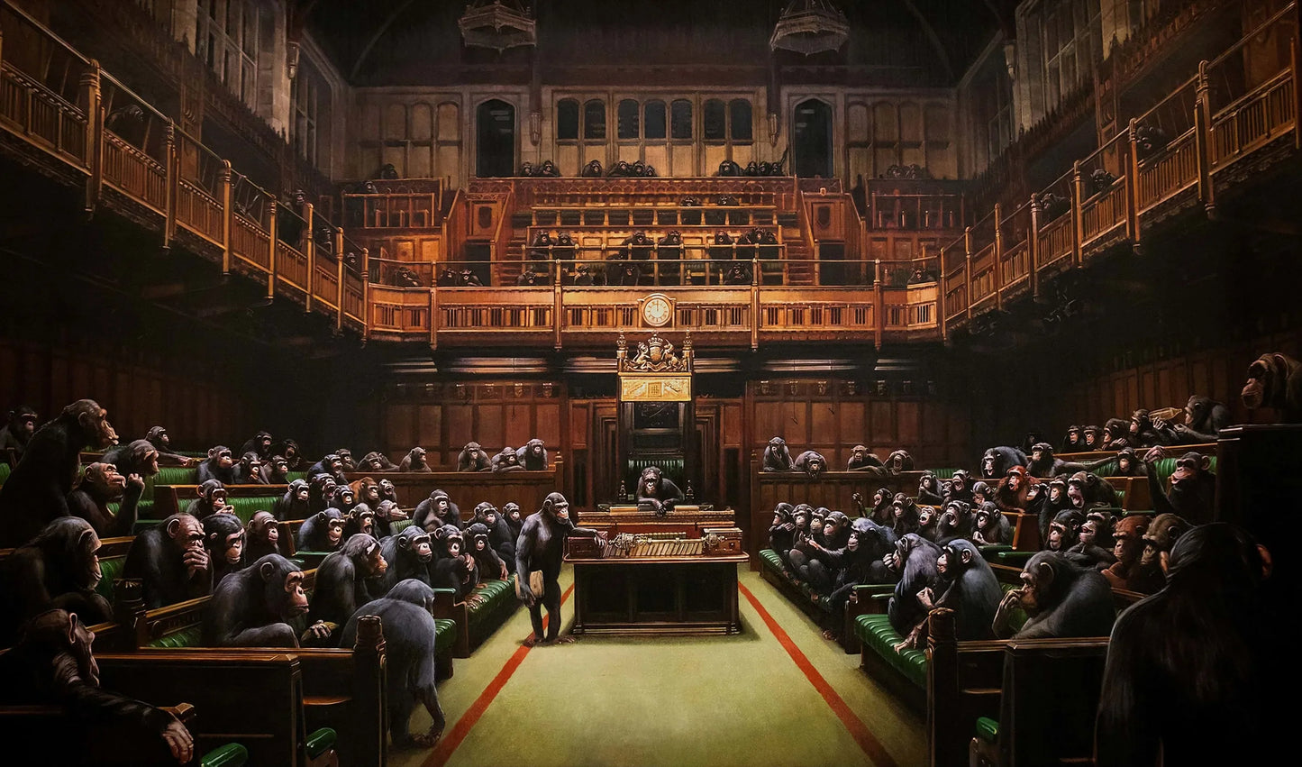 Stampa su tela da intelaiare — Homage to Banksy