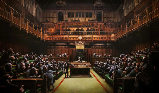 Stampa su tela da intelaiare — Homage to Banksy