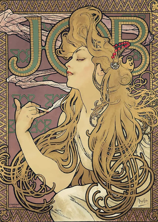 Stampa su tela da intelaiare — Homage to Mucha