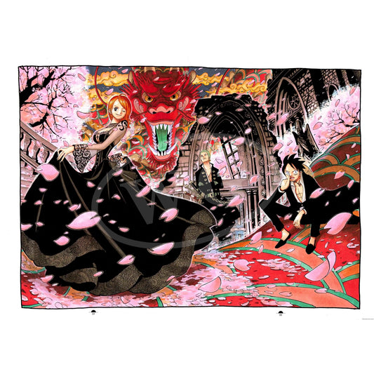 Stampa su tela da intelaiare — Homage to One Piece