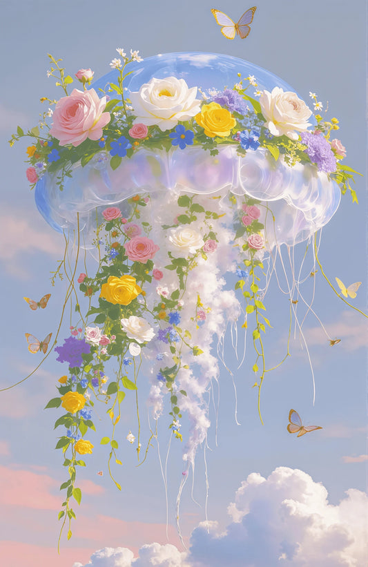 Stampa su tela da intelaiare — Fiori Colorati