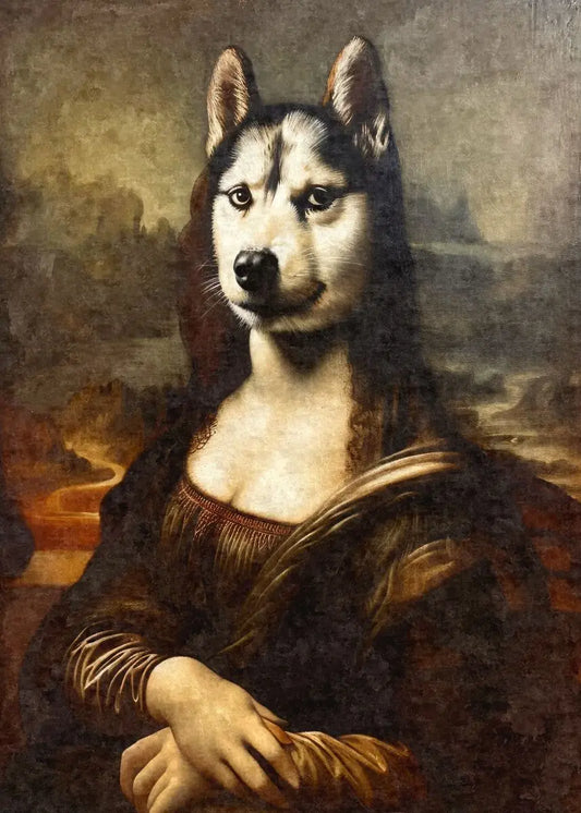 Stampa su tela da intelaiare — Homage to Mona Lisa
