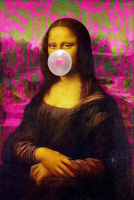 Stampa su tela da intelaiare — Homage to Mona Lisa
