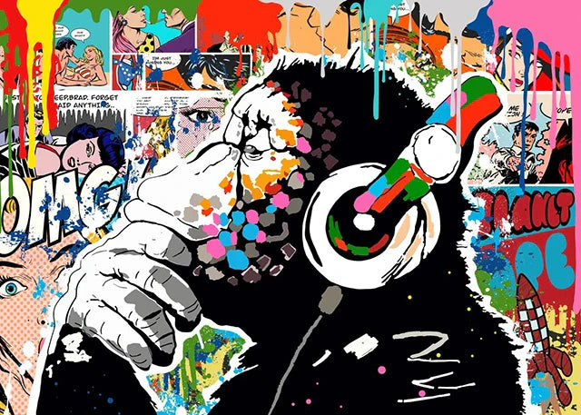 Stampa su tela da intelaiare — Homage to Scarface