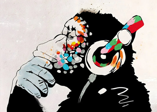 Stampa su tela da intelaiare — Homage to Banksy