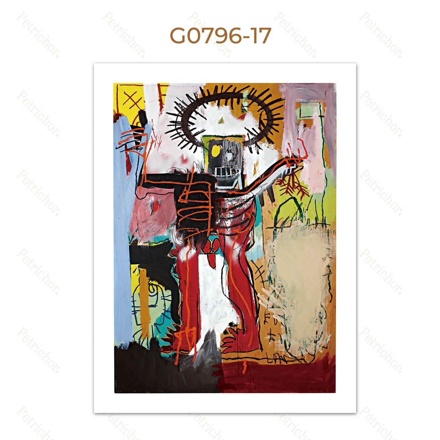 Stampa su tela da intelaiare — Homage to Basquiat