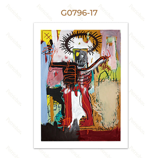 Stampa su tela da intelaiare — Homage to Basquiat