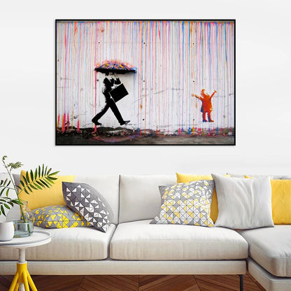 Stampa su tela da intelaiare — Homage to Banksy