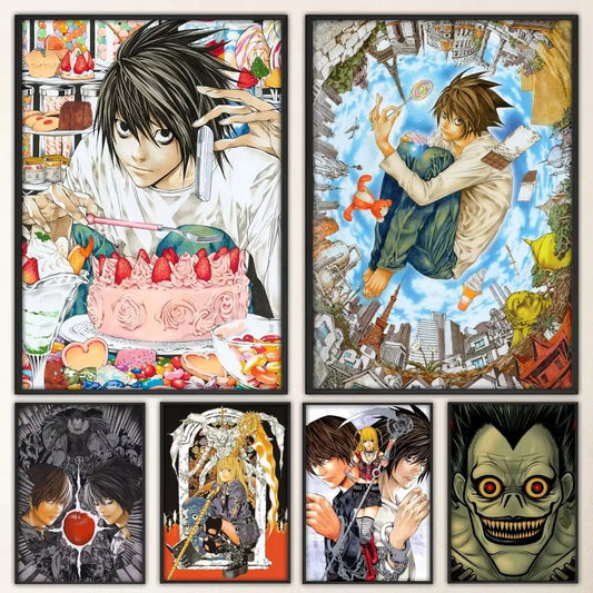 Stampa su tela da intelaiare — Homage to Death Note