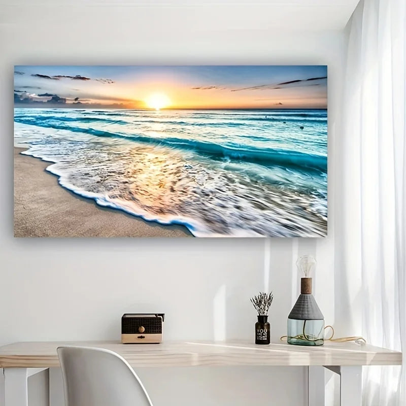 Stampa su tela da intelaiare — Spiaggia al Tramonto