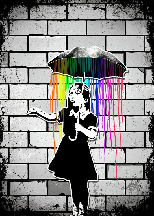 Stampa su tela da intelaiare — Homage to Banksy