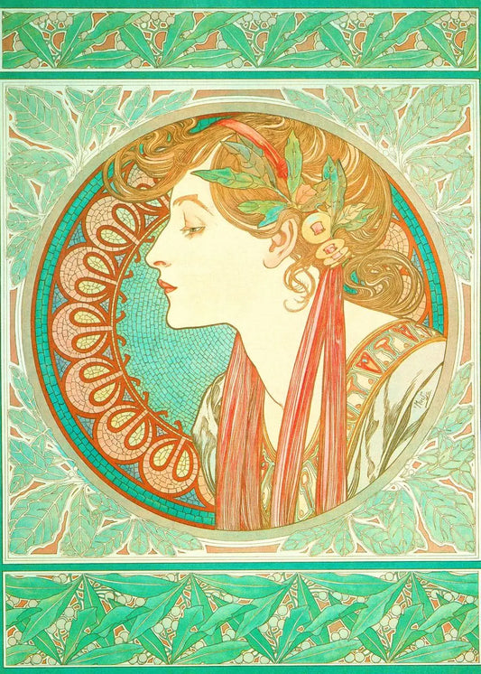 Stampa su tela da intelaiare — Homage to Mucha