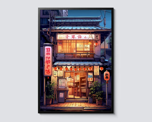Stampa su tela da intelaiare — Ramen di Tokyo
