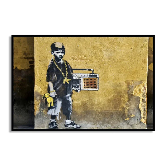 Stampa su tela da intelaiare — Homage to Banksy