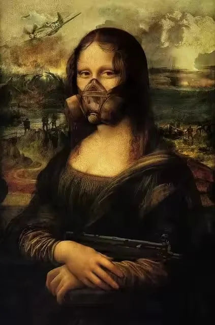 Stampa su tela da intelaiare — Homage to Mona Lisa