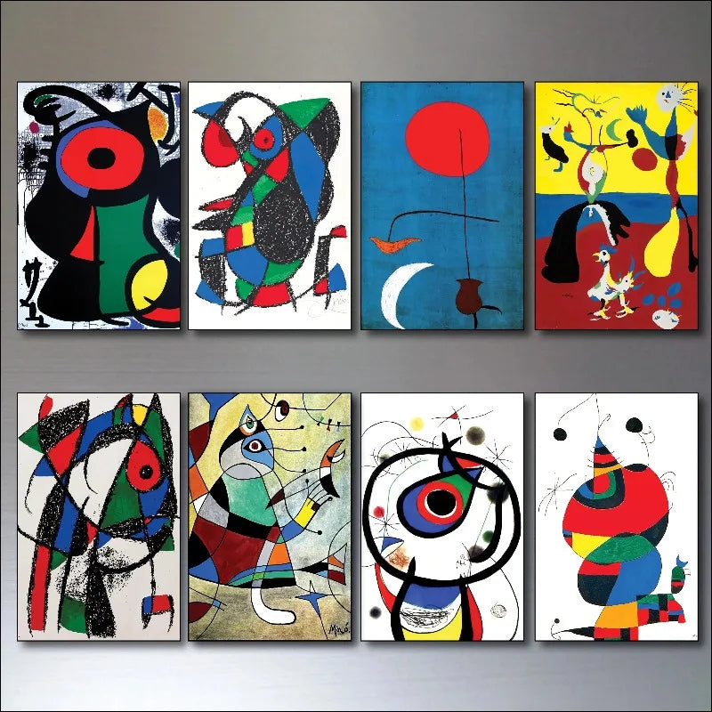 Stampa su tela da intelaiare — Homage to Miró