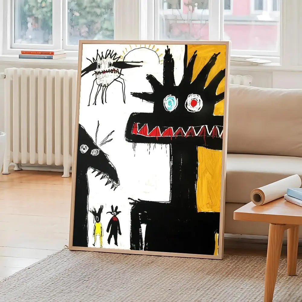 Stampa su tela da intelaiare — Homage to Basquiat