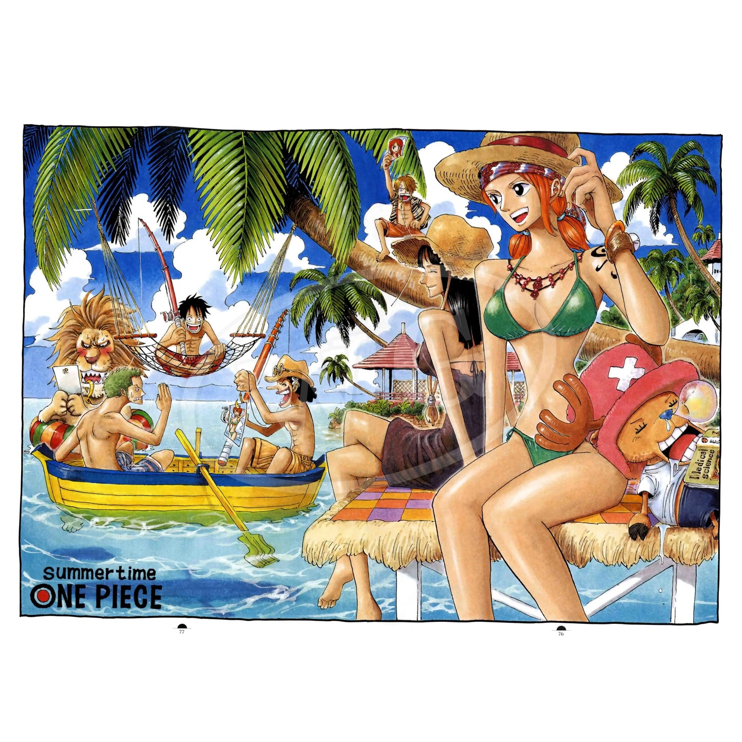 Stampa su tela da intelaiare — Homage to One Piece