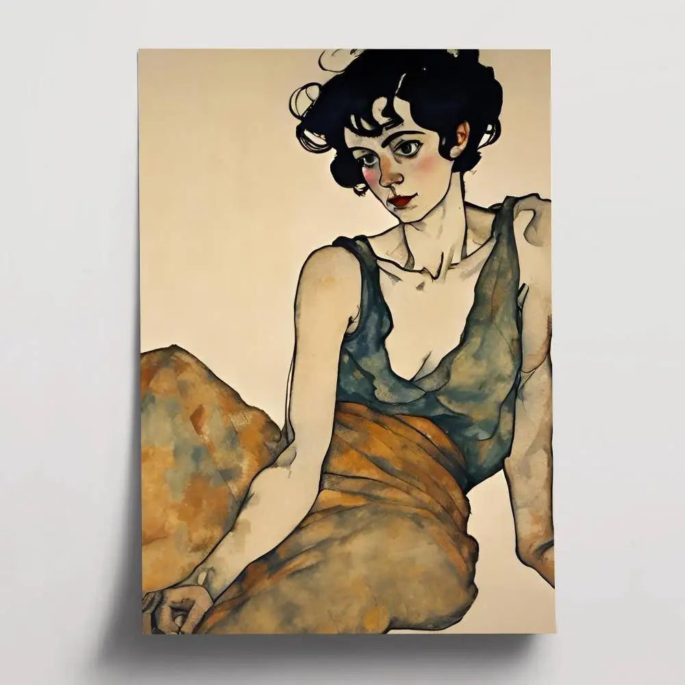 Stampa su tela da intelaiare — Homage to Schiele