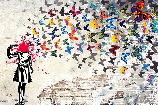 Stampa su tela da intelaiare — Homage to Banksy