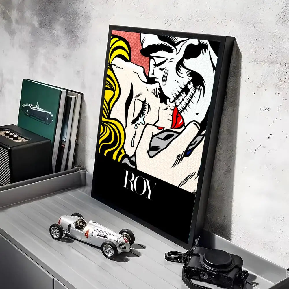 Stampa su tela da intelaiare — Homage to Lichtenstein