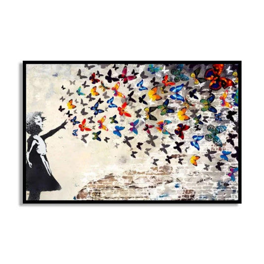 Stampa su tela da intelaiare — Homage to Banksy