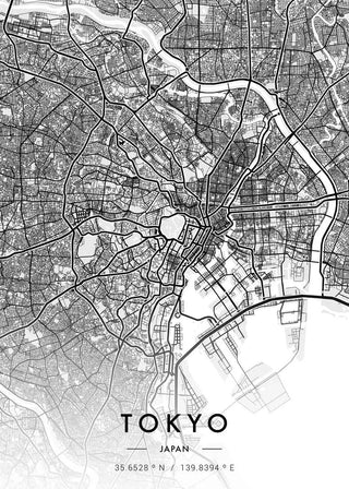 Stampa su tela da intelaiare — Mappe Urbane