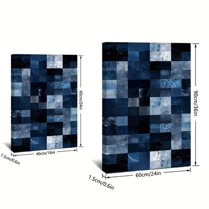 Stampa su tela intelaiata — Astratto Patchwork