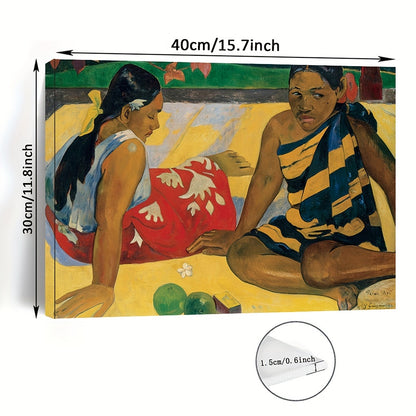 Stampa su tela intelaiata — Homage to Gauguin
